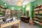 natural cosmetics store, with selection of eco-friendly beauty products and skin care