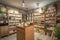 natural cosmetics store, with selection of eco-friendly beauty products and skin care