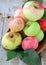 Natural delicious organic apples