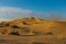 Natural desert landscape, sand dunes