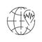 Natural Disaster, Vector illustration of thin line icon for Natural Disaster Contains such Icons as earth quake, flood, tsunami