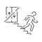 Natural Disaster, Vector illustration of thin line icon for Natural Disaster Contains such Icons as earth quake, flood, tsunami
