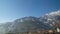 Natural  Early morning  manali snow mountain blue sky