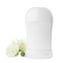 Natural female deodorant with roses on white