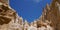 Natural french site of the stones organs at Ille sur Tet in Pyrenees France