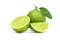 Natural fresh lime with water drops