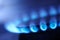 Natural gas flame