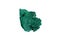 natural green malachite rough gem stone on the white background