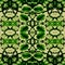 Natural Green Repeated Traditional Pattern.
