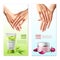 Natural Hand Cream 2 Realistic Banners