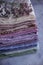 Natural hand-dyed fabrics