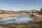 Natural harbour at Glenelg in Scotland.