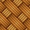 Natural Hemp Rope, Manila Rope ,Jute Rope weaving pattern wicker background vector illustration