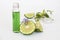 Natural herbal oils extrace from kaffir lime smeels aroma therapy