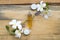 Natural herbal oils from flowers scents aroma