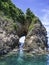 Natural hole clifff Koh talu island rayong city thailand