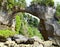 Natural Howrah Coral Bridge with Hill and Greenery, Laxmanpur Beach, Neil Island, Andaman, India