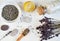 Natural Ingredients for Homemade Body Lavender Salt Scrub