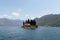Natural islet with Saint George Benedictine monastery. Kotor Bay. Montenegro