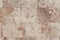 Natural Italian stone. Smooth travertine surface. A sample of wall cladding with natural stone.