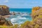 Natural landscape of eagle rock marine sanctuary in Australia