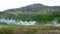 Natural landscape of the Geothermal Area at the Great Geysir