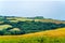 Natural landscape of hilly Tuscany