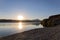 Natural landscape of Lake Mead area