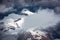 Natural Landscape Mountain Range Scenery of Alpine, Switzerland, Beautiful View of Idyllic Swiss Alps Mount With Snowy, Nature Sce