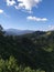 Natural landscape with mountains and clouds. Paisaje natural de montaÃ±as y nubes