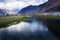 Natural landscape in Nubra valley