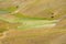 Natural landscape of the plain of Castelluccio di Norcia. Apennines, Umbria, Italy