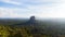 Natural landscape Sigiriya Lion Rock, Sri Lanka timelapse