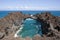 Natural lava stone arch Arco de la Tosca, El Hierr