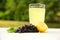 Natural Lemonade with elder berries