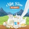 Natural Milk Product Poster