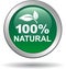 Natural organic seal stamp green