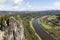 Natural Park Bastei. Elbe. Saxony. Germany.