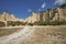 Natural pipes organ in the Pyrenees