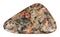 natural polished gneissoid granite mineral cutout