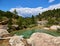 Natural pond in the Ulldemo River at The Pesquera spot in Beceite, Teruel, Spain