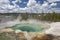 Natural pool. Hot spring, Yellowstone National Park. Wyoming. US