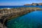 Natural pools Las Salinas de Agaete in Puerto de Las Nieves on Gran Canaria, Spain