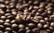 A natural premium coffee beans background