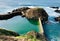 Natural public swimming pool in Tapia de Casariego, Asturias - Spain