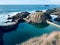 Natural public swimming pool in Tapia de Casariego, Asturias - Spain