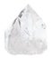 Natural quartz rock-crystal isolated