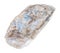 natural raw belomorite moonstone rock cutout