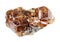 natural raw hessonite grossular crystals cutout