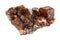 natural raw hessonite grossular mineral cutout